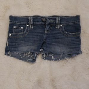 Denim shorts